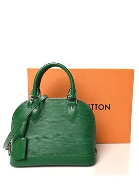 Authentic Limited edition Louis Vuitton Alma BB Borneo Green